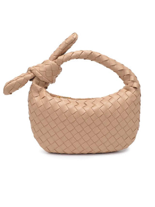 Lizbeth Woven Clutch - Natural