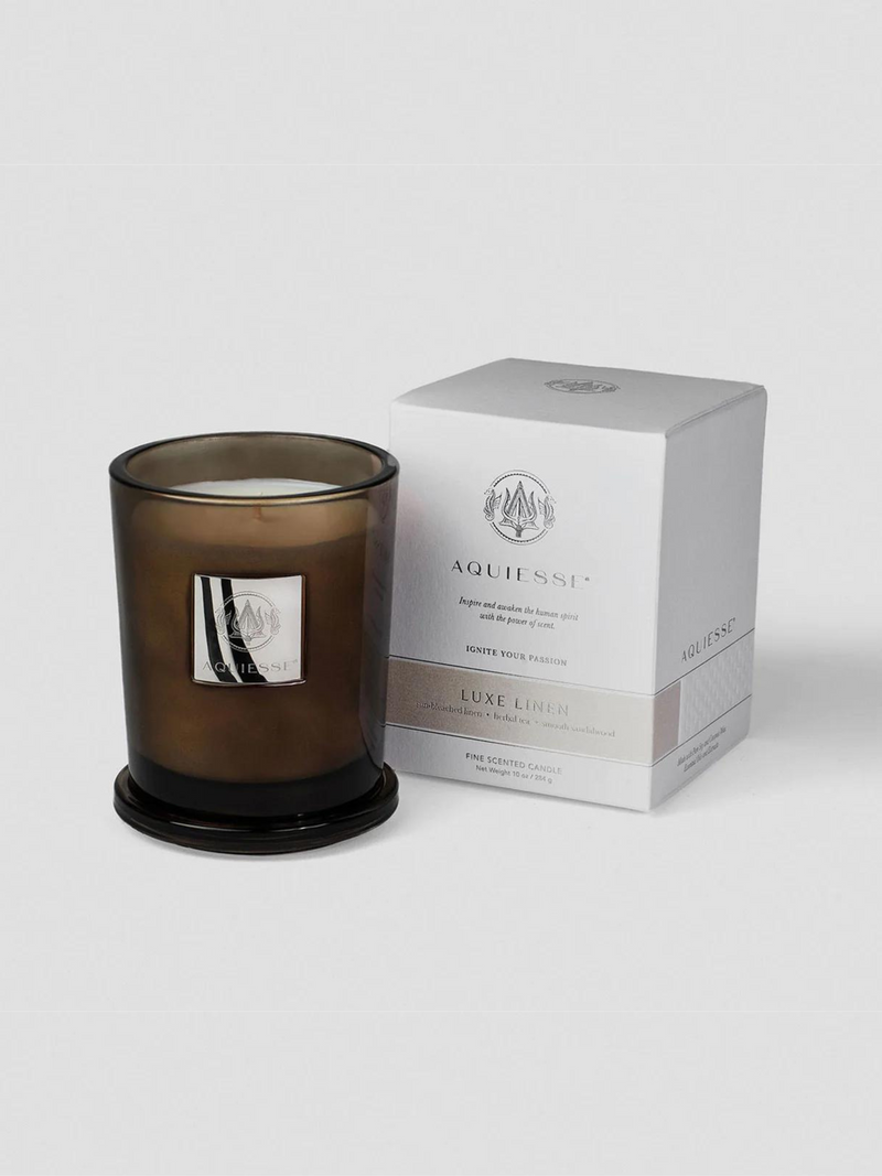 Luxe Linen Candle