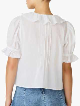 Lyric Ruffle Top - Antique