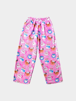 Merry Mugs Plush Pants