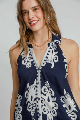 Navy in Nantucket Dress