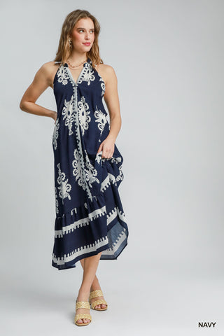 Navy in Nantucket Dress