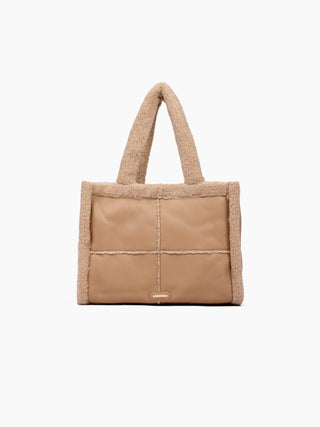 North Nude Sherpa Tote