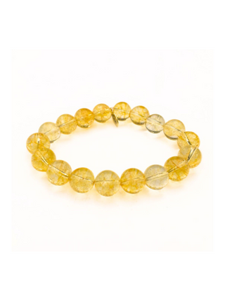 November Birthstone Bracelet | 10mm Honey Citrine Bracelet