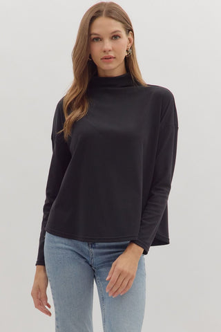 Now We're Talking Turtleneck Black