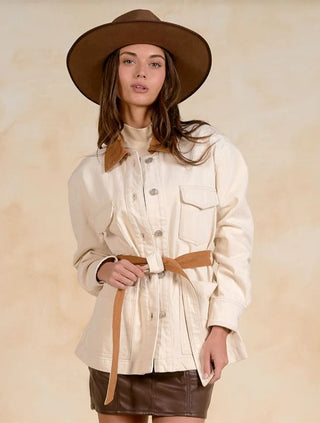 Off White Collar Jacket