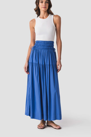 On Sapphire Blue Smock Skirt