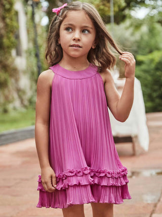 Orchid Tiered Ruffle Dress - Girl