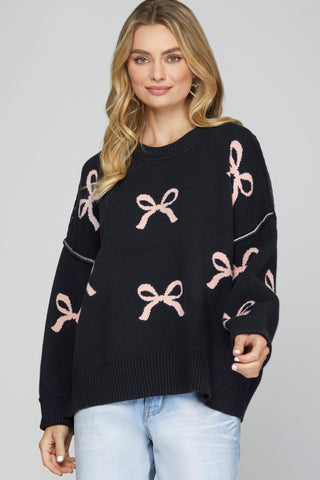 Perfectly Poised Bow Sweater