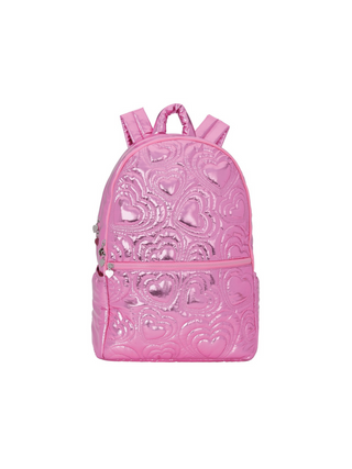Pink Shining Heart Backpack