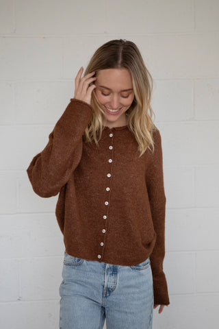 Piper Cardigan Brown