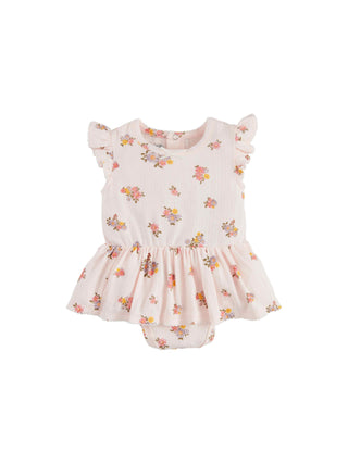 Pointelle Floral Crawler