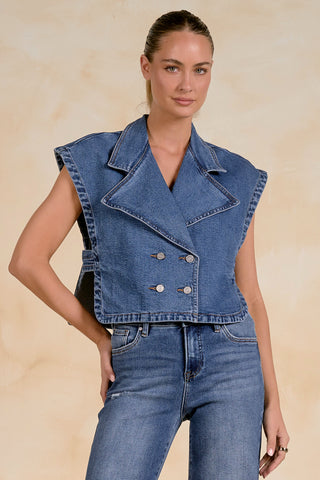 Queen Bee Denim Vest