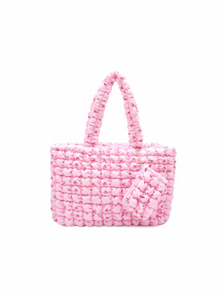 Quilted Scrunchies Cherry Large Tote Bag