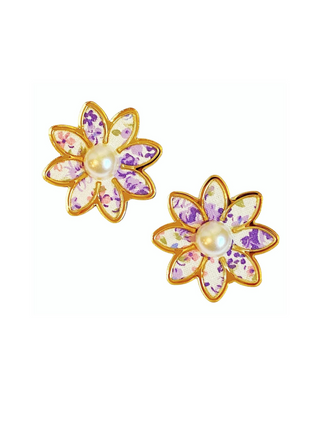 Regin Floral Stud Earrings