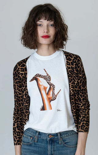 Rest & Play White Mushie Tee