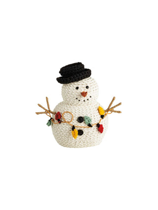 Rope Scarf Snowman Sitter