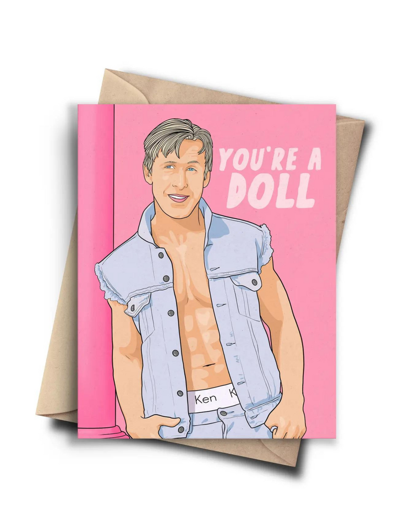 Ryan Gosling Doll Valentine's Card