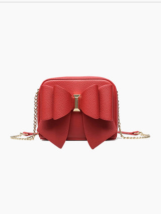 Scarlett Red Mini Bow Crossbody