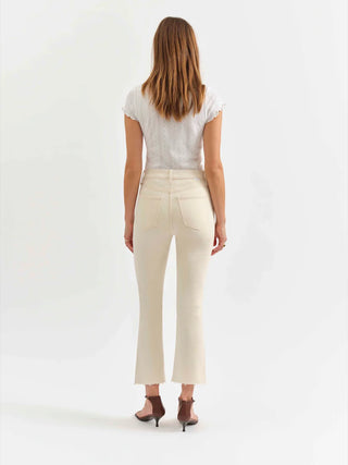 Shy Girl Crop Flare Raw Cut