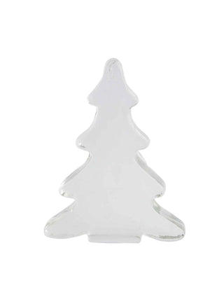 Small Glass Christmas Tree Clear