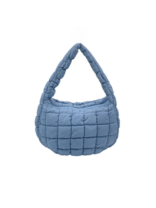 Small Quilted Bag - Blue