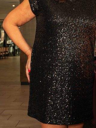 Sparkle and Shine Dress - Black