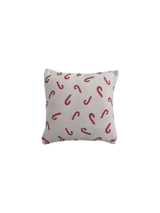 Square Pillow Candy Cane