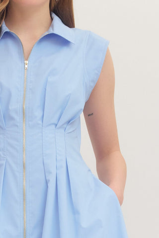 Summer Serving Blue Dress