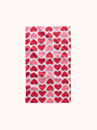 Tea Towel - Blushing Hearts