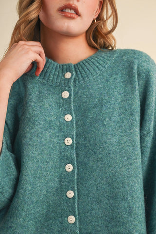 Teal Green Dolman Sweater