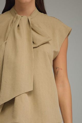 Thread the Pinstripe Tank Blouse