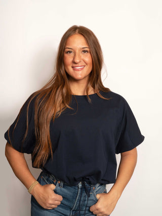 Totally Tied Up Top - Navy