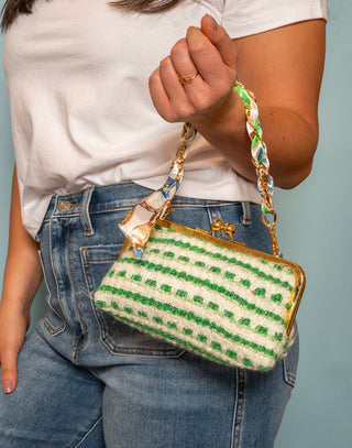 Trixie Scarf Green Cream