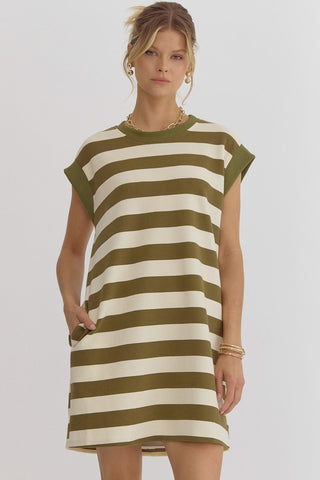 Ultimate Go to Dress - Olive