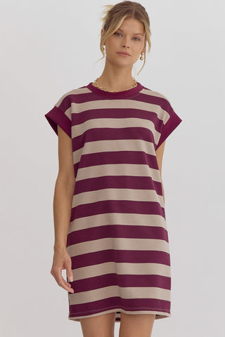 Ultimate Go to Dress - Plum