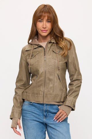 Utility Moto Jacket Gray