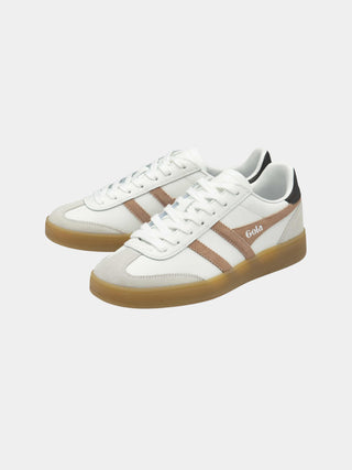 Viper Leather Cameo & Dark Brown Sneakers