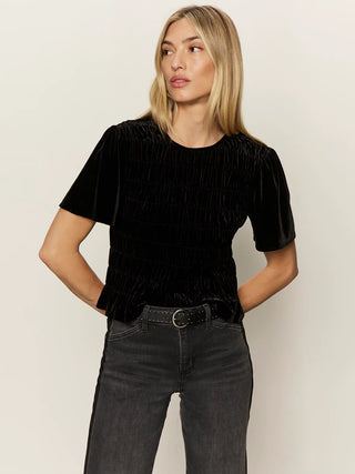 We Belong Together Black Velvet Top