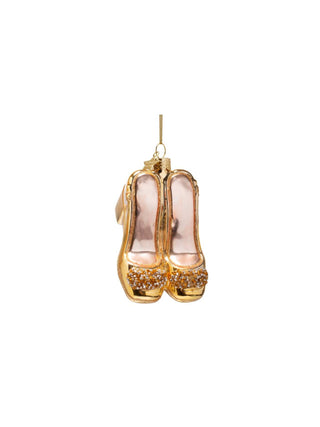 Gold High Heel Ornament