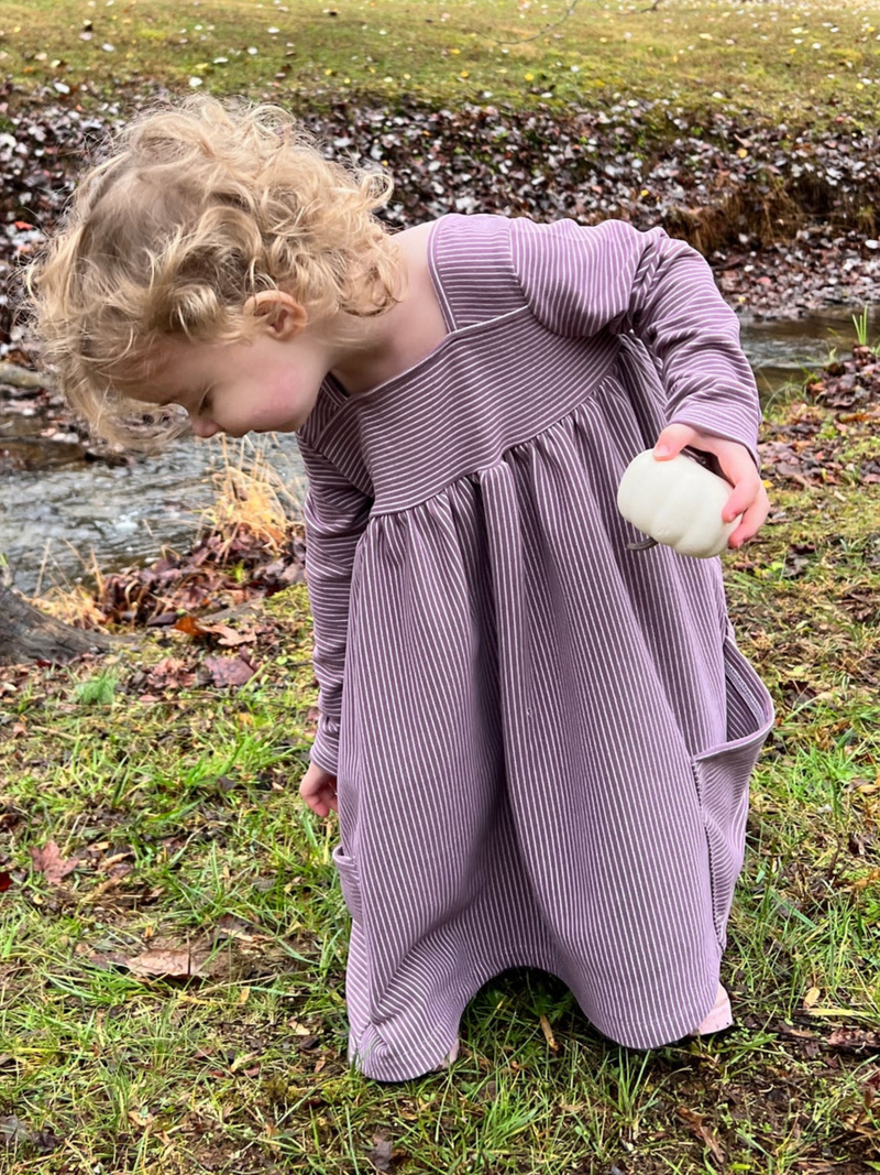 Purple/Cream Rylie Dress