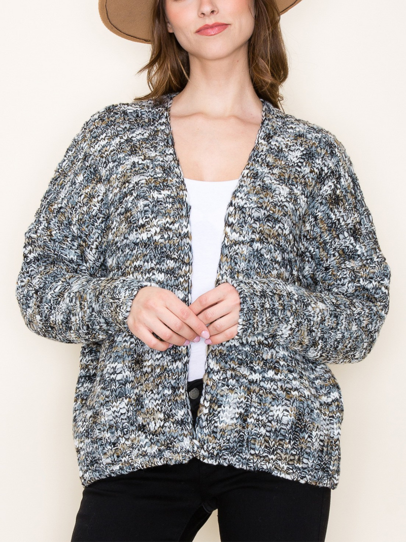 Chunky Tweed Cardi