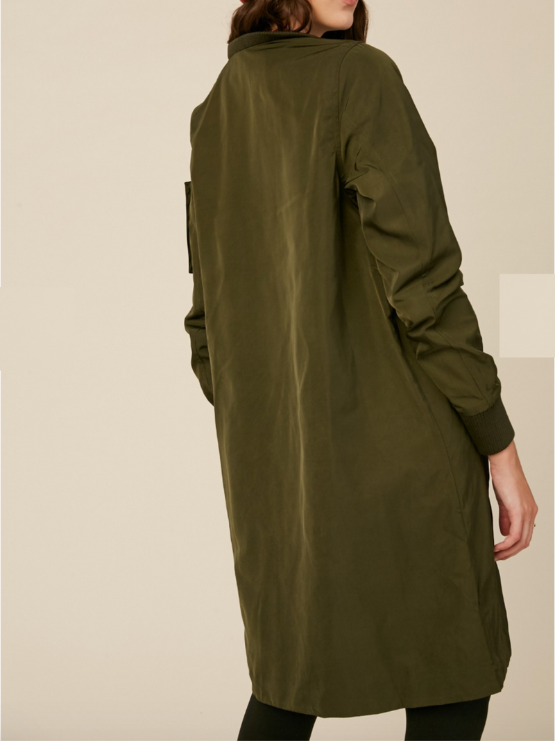 So Fly Olive Bomber Jacket