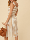 Hamptons Mustard Midi Dress