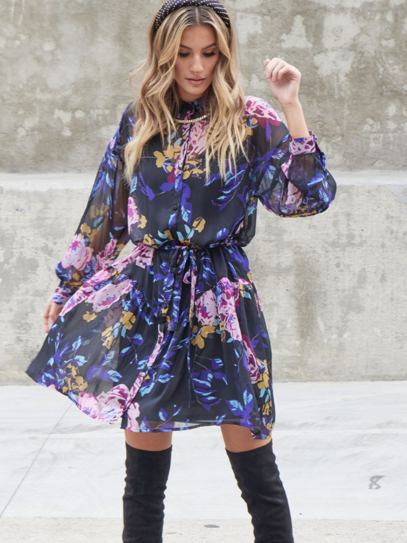 Drew Belted Dress