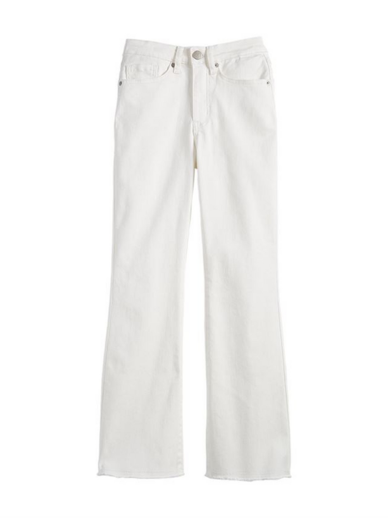 Lottie White Flare Jeans