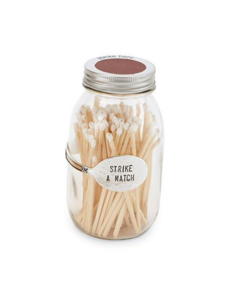 Strike Match Mason Jar