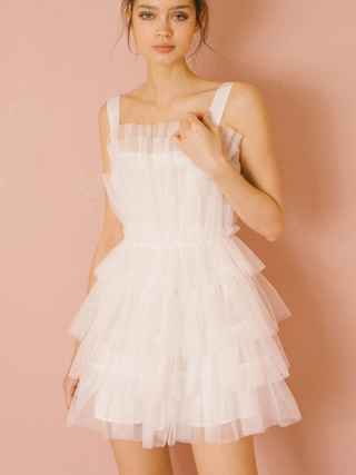 In Touch with Tulle - White
