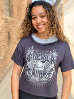 Freedom Crop Tee