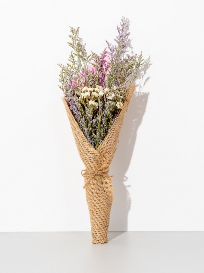 Burlap Flowers - Lavender Dream